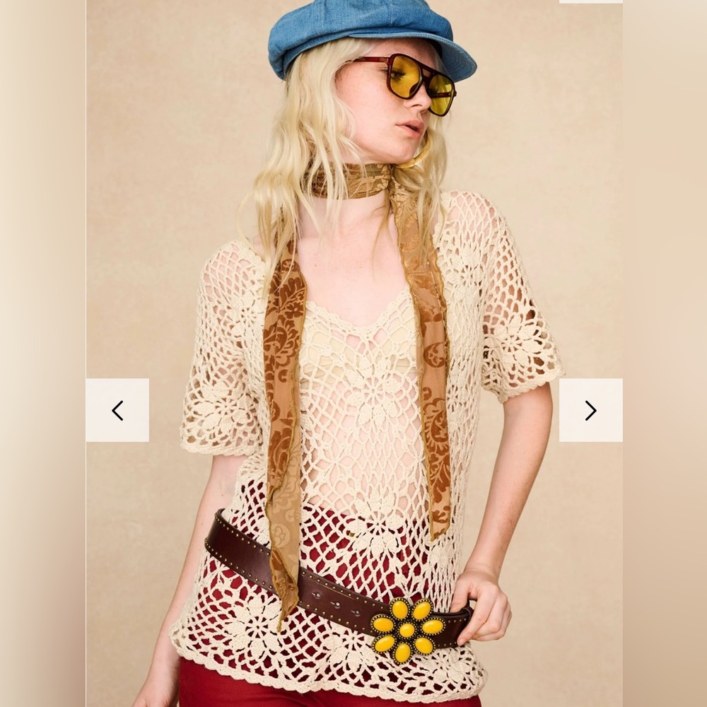 Hippie Shake Margaux Crochet Top
